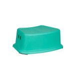 Treapta Copii Baie Verde, 36x24x12.5cm, Plastic Antiderapant - Inaltator Chiuveta/WC, Organizator Baie Portabil