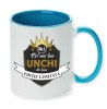 Cana maner albastru personalizata &quot;Cel mai bun UNCHI&quot;, INOVATIX&reg;. 330ml, Oem