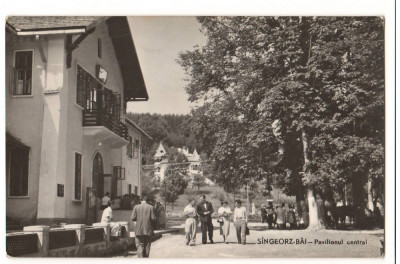 CPI B13783 CARTE POSTALA - SANGEORZ BAI, PAVILIONUL CENTRAL, RPR foto