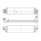 Intercooler Renault Master, 02.2011-, Nissan NV400, 11.2011-09.2016, motor 2.3 dci, Opel Movano, 12.2010-, motor 2.3 CDTI, aluminiu brazat/plastic, 7