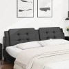 VidaXL Pernă pentru tăblie pat, negru, 193 cm, piele artificială 374893