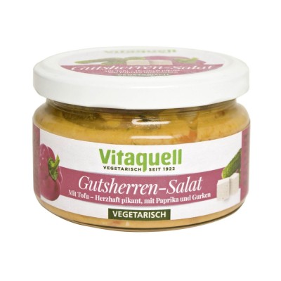 Salata boiereasca cu tofu, ardei si castraveti 200g Vitaquell foto