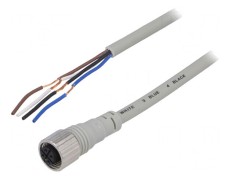 Cablu de Conectare M12 4 Pin 5m Negru foto