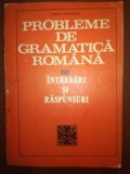 Probleme de gramatica romana - Iancu Coleasa