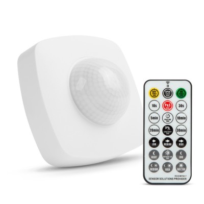 Detector de miscare cu telecomanda - 360&amp;deg; - max 10 m - max 2000W - IP65 foto