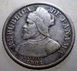 J.447 PANAMA 5 CENTESIMOS DE BALBOA 1904 ARGINT