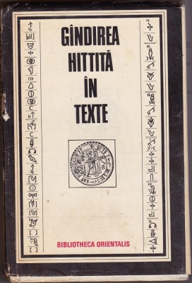 bnk ant Gandirea Hitita in texte foto