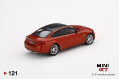 Macheta auto BMW M4 (F82) Orange-Red, 1:64 Mini GT foto