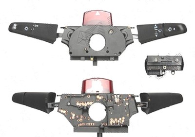 Comutator volan directie, bloc lumini Vw Lt 2, Mercedes Sprinter 2416, 2006, Vito / Clasa 5, 02.1903 Bus, Stanga+Dreapta, lumini; semnalizare; foto
