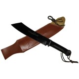 Cumpara ieftin Maceta Rambo IV Collector's Edition, Master Cutlery, Teaca Piele Ecologica, Otel Carbon 1060, 43cm, Colectie, Cutit Vanatoare