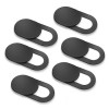 Set de 6 protectii adezive pentru camera telefon tableta - Negru, Dactylion