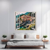 Folie imprimata color pentru decor perete locuinta, dimensiune 125 x 110cm, model: VIEW TO HAVEN 23, AVEX