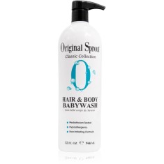 Original Sprout Classic Collection Hair &amp; Body Babywash gel de duș pentru corp și păr pentru piele sensibila pentru copii pH 6,0 &ndash; 7,0 946 ml