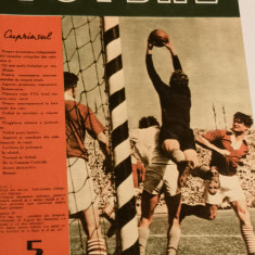 Revista veche fotbal - "FOTBAL"nr. 5 /1954