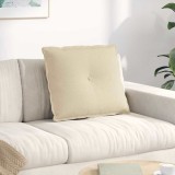 vidaXL Perna pentru spate Crem 60 x 19 x 50 cm țesătură 42014665