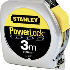 Stanley 1-33-218 Ruleta powerlock classic cu carcasa metalica 3m x 12.7mm - 3253561332180