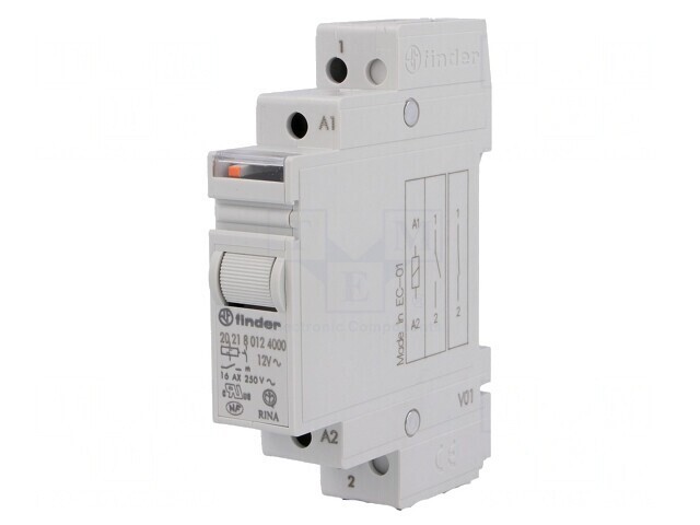 Releu bistabil de impulsuri NO 16A IP20