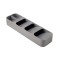 Organizator de tac&acirc;muri pentru sertar, 5 compartimente, 40x11x5.5cm, gri
