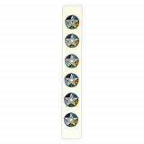 Suport betisoare tamaie din lemn Pentagrama colorata