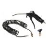 Set de suflat cu pistol, furtun spiralat, cuplaje, 13ATM, Amio