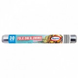 Folie aluminiu Misavan, 29 cm x 30 m, argintiu