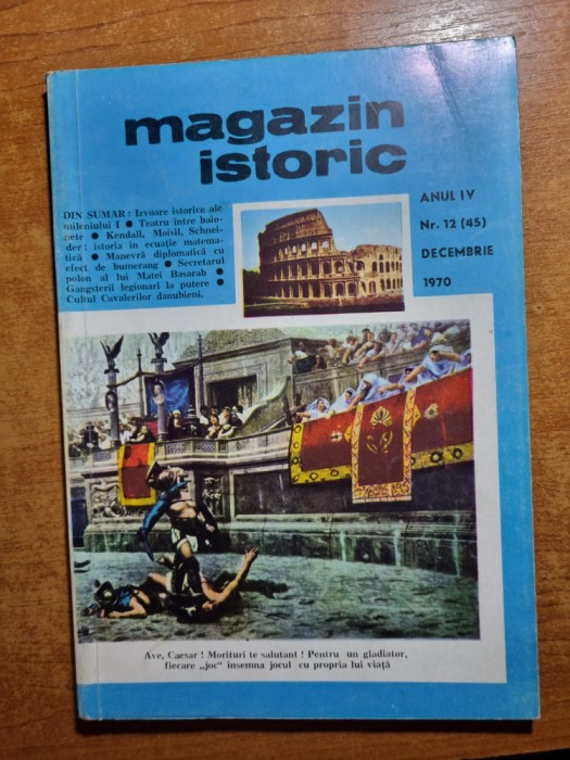 revista magazin istoric decembrie 1970