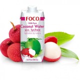 Suc cu Apa de cocos si aroma de litchi 500ml Foco MLL