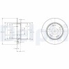 DELPHI BG4118C Disc frana