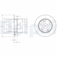 DELPHI BG4118C Disc frana