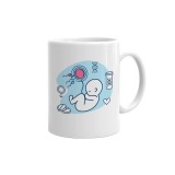 Cana alba personalizata cadou graviduta, INOVATIX&reg;. 330ml