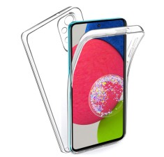 Husa telefon, silicon 360&deg; pentru Samsung Galaxy A52/s, transparent