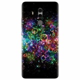 Husa silicon pentru Huawei Mate 10, Rainbow Colored Soap Bubbles