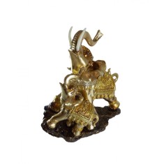 Statueta Decorativa, Elefanti, 20 cm, 33295D