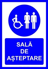 placuta pentru sala de asteptare foto