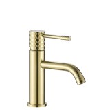 Baterie pentru lavoar Rea Lungo Diamond Gold