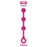 INYA Soft Balls Pink - Bile Anale din Silicon, 32 cm