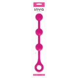 INYA Soft Balls Pink - Bile Anale din Silicon, 32 cm, Orion