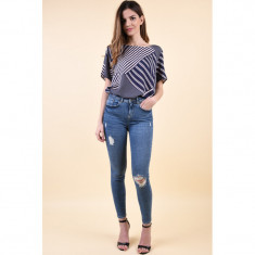 Blugi Noisy May Vicky Skinny Ba052 Medium Blue Denim foto