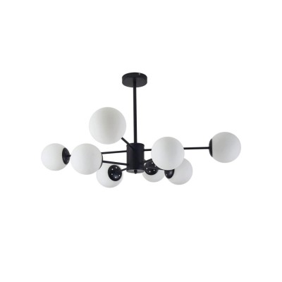Pendul Lace 8XE27 IP20, negru, Erste foto