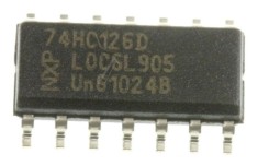 74HC126D 74HC CMOS,SMD,74HC126,SOIC14 TIP:74HC126D,652-PHI 74HC126D,652 NXP