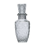 Sticla cu design 3D pentru lichior/whisky, Kopenpal, Transparent, 250 ml