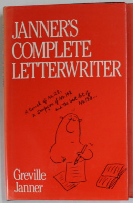 JANNER &amp;#039;S COMPLETE LETTERWRITER by GREVILLE JANNER , cartoons by TOBI , 1985 foto