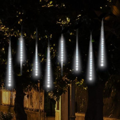 Turturi curgatori 17 LED-uri, exterior, alb rece, 2,7 m, mufa legare in serie foto