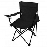 Cumpara ieftin Scaun pliabil gradina, camping, pescuit, negru, max 120 kg, 50x50x80 cm, Gardenline