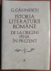 George Calinescu-Istoria literaturii romane