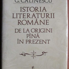 George Calinescu-Istoria literaturii romane
