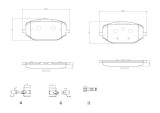 BREMBO P 61 142 PRIME LINE set placute frana,frana disc