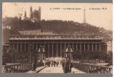CPIB 23989 - CARTE POSTALA - LYON. PALATUL DE JUSTITIE, CIRCULATA, INTERBELICA,