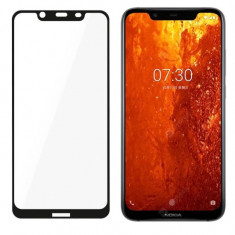 Folie Sticla 3MK HardGlass Max Lite pentru Nokia 81 3D Full Cover Acopera Tot Ecranul Negru foto