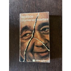 Eugen Ionesco Jounal en miettes (1967)